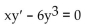 Show that the technique of separation of variables is applicable by writing the differential equation in the form   = g(x) . -  A)    B)    C)    D)   