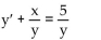 Show that the technique of separation of variables is applicable by writing the differential equation in the form   = g(x) . -  A)    B)    C)    D)   