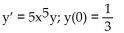 Find the general solution for the differential equation. Then find the particular solution satisfying the initial condition. -  A)    B)    C)    D)   
