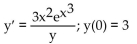 Find an explicit expression for the particular solution for the differential equation. -  A)    B)    C)    D)   