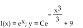 Find the integrating factor I(x)  for each equation, and then find the general solution. -  A)    B)    C)    D)   