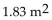 <strong>Solve the problem. The surface area of a human body (in square meters) is approximated by A = 0.202W(.425)H(.725), where W is the weight of the person in kilograms and H is the height in meters. Find A if W = 74 and H = 1.61.</strong> A) B) C) D)