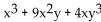 Find the partial derivative. -Find fx for f(x, y)  =   3 . A)    B)    C)    D)   