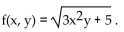 Provide an appropriate response. Find fxy for the function