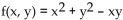 Provide an appropriate response. -Use Lagrange multipliers to minimize   subject to x - y = 10. A)  f(5, -5)  = 75 B)  f(5, 5)  = 25 C)  f(1, 2)  = 3 D)  f(2, -1)  = 7