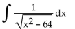 Find the indefinite integral using a table of integration formulas. -  A)    B)    C)    D)   