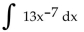 Find the integral. -  A)    B)    C)    D)   