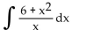Find the integral. -  A)    B)    C)    D)   