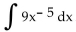 Find the integral. -  . A)    B)    C)    D)   