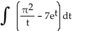 Find the integral. -  A)    B)    C)    D)   