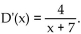 Solve the problem. -The rate of change in a person's body temperature, with respect to the dosage of x milligrams of a drug, is given by   One milligram raises the temperature 3.5°C. Find the function giving the total change. A)    B)    C)    D)   