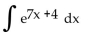 Find the integral. -  A)    B)    C)    D)   