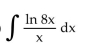 Find the integral. -  A)    B)    C)    D)   