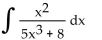 Find the integral. -  A)    B)    C)    D)   