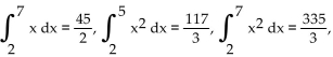 Provide an appropriate response. -Given that   find the definite integral   A)    B)  - 6 C)    D)   