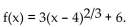 Provide an appropriate response. -Use the first derivative test to determine the local extrema, if any, for the function:   A)  f(x)  has a local maximum at x = 4. B)  f(x)  has a local minimum at x = 4. C)  f(x)  has no local extrema D)  f(x)  has a local minimum at 6