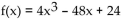 Provide an appropriate response. -The critical values of   are x = -2 and x = 2. Use the first derivative test to determine which of the critical values correspond to a local minimum. A)  x = 2 and x = -2 B)  neither x = 2 nor x = -2 correspond to a local minimum C)  x = -2 D)  x = 2