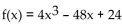 Provide an appropriate response. -The critical values of   are x = -2 and x = 2. Use the first derivative test to determine which of the critical values correspond to a local maximum. A)  x = - 2 B)  x = 2 C)  x = 0 and x = 2 D)  x = 2 and x = - 2