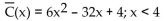 <strong>Solve the problem. The cost of manufacturing x electric woks in one day is given by C(x) = 2x3 -16x2 + 4x. Find the average cost per electric wok and the interval where the average cost per electric wok is decreasing.</strong> A) B) C) D)