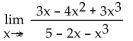 Find the limit, if it exists. -  A)  -3 B)    C)  3 D)   