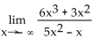 Find the limit, if it exists. -  A)  -6 B)  0 C)    D)   