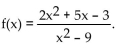 Provide an appropriate response. -Sketch the graph of   Include sketch of all asymptotes.