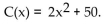 Provide an appropriate response. -Suppose that the total-cost function for a certain company to produce x units of a product is given by   Graph the average cost function     A)    B)    C)    D)   