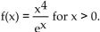 Provide an appropriate response. -Find the absolute maximum value of   Round your answer to three decimal places. A)  4.689 at x = 4 B)  4.689 at x = 0 C)  0.7439 at x = 4 D)  4 at x = 4.689