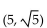 Provide an appropriate response. -Find the relative extrema of the function. List your answer(s)  in terms of ordered pair(s) .   A)    B)    C)  Relative minimum: (0, 5)  D)  Relative maximum: (0, 5) 