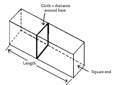 Solve the problem. -A private shipping company will accept a box for domestic shipment only if the sum of its length and girth (distance around)  does not exceed 102 in. What dimensions will give a box with a square end the largest Possible volume?   A)  17 in. × 34 in. × 34 in. B)  34 in. × 34 in. × 34 in. C)  17 in. × 17 in. × 34 in. D)  17 in. × 17 in. × 85 in.