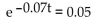 Provide an appropriate response. -Find t to four decimal places.   A)  -70.1312 B)  -66.4815 C)  42.7962 D)  44.321