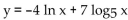 Find   for the indicated function y. -  A)    B)    C)    D)   