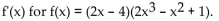 Differentiate. -Find   A)    B)    C)    D)   