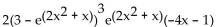Provide an appropriate response. -Find:   + x)  4 A)    B)    C)    D)   