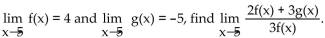 Find the limit, if it exists. -Given   A)    B)    C)    D)   