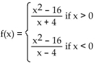 Find the limit, if it exists. -Let   Find   A)    B)  4 C)  -4 D)  Does not exist