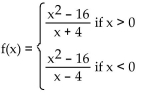 Find the limit, if it exists. -Let     A)  -∞ B)  -4 C)  0 D)  Does not exist