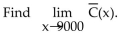 Solve the problem. -The cost of manufacturing a particular videotape is   where x is the number of tapes produced. The average cost per tape, denoted by   is found by dividing C(x)  by x.   A)  14 B)  6 C)  10 D)  Does not exist