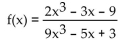 Provide an appropriate response. -Find the horizontal asymptote, if any, of the given function.   A)  y = 0 B)    C)    D)  None