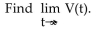 Solve the problem. -Suppose that the value V of a certain product decreases, or depreciates, with time t, in months, where     A)  100 B)  30 C)  70 D)  85