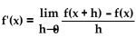 Use the definition   to find the derivative at x. -  A)    B)  6 - 12x C)  -12x D)  6 - 6x