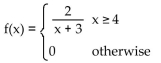 Graph y = f(x) and find the value of   - 