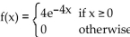 Find the median for f(x) . -  e A)    B)    C)    D)   
