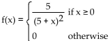 The quartile points for a probability density function are the values   that divide the area under the graph of the function into four equal parts. Find the quartile points for the probability density function f(x) . -  A)    B)    C)    D)   