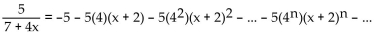 Find the interval of convergence of the given Taylor series representation. -  A)    B)    C)    D)  -3 < x < -1