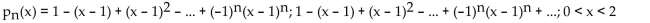<strong>Find the nth-degree Taylor polynomial at the indicated value of a for f, find the Taylor series at a for f and determine the values of x for which f(x) = </strong> A) B) C) D)
