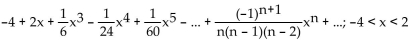 <strong>Find the Taylor series at 0. State the interval of convergence for the series. f(x) satisfies </strong> A) B) C) D)