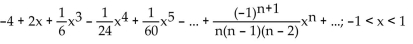 <strong>Find the Taylor series at 0. State the interval of convergence for the series. f(x) satisfies </strong> A) B) C) D)