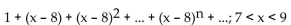 <strong>Use the substitution t = x - a to find the Taylor series at the indicated value of a. State the interval of convergence for the series. </strong> A) B) C) D)