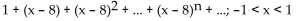 <strong>Use the substitution t = x - a to find the Taylor series at the indicated value of a. State the interval of convergence for the series. </strong> A) B) C) D)